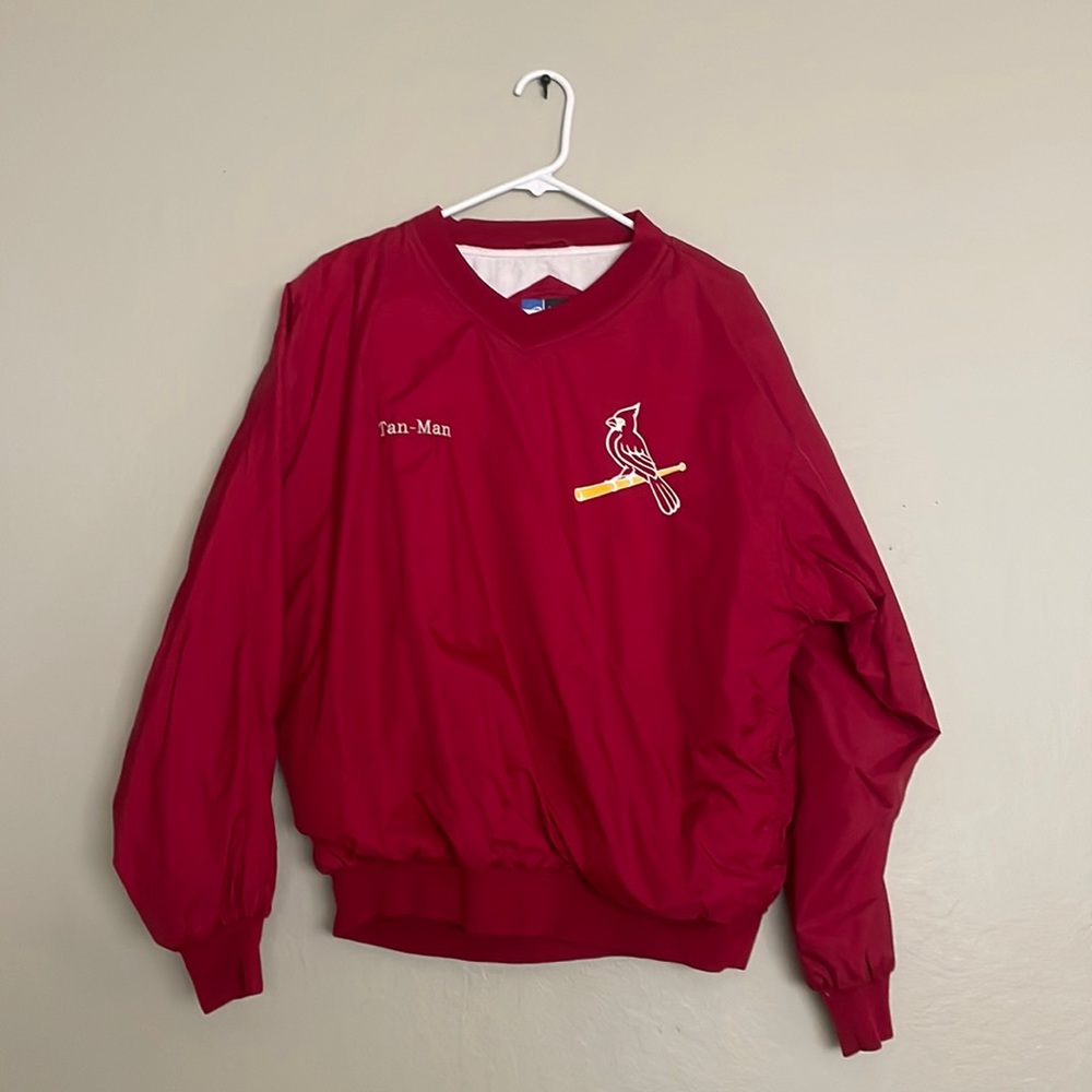 Red wind breaker